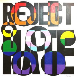 NEW ARTWORK – Reject Hate LGBT